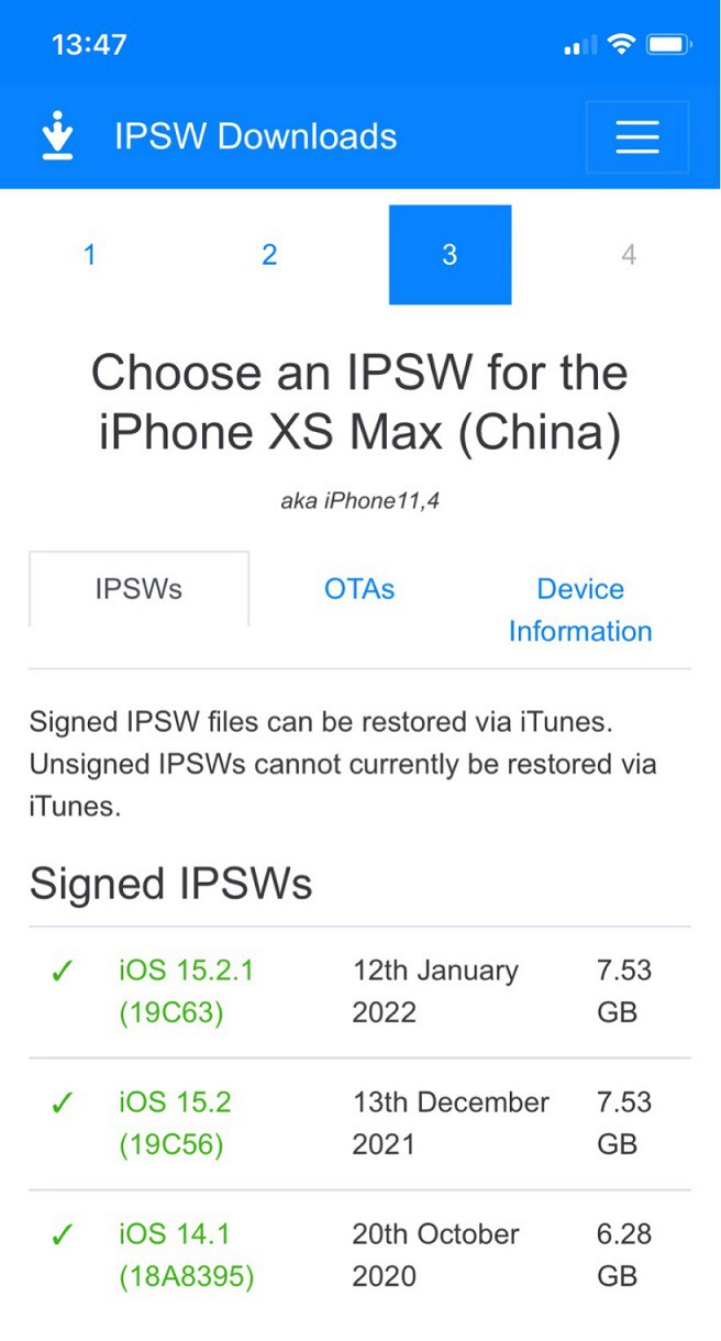 ios14.1验证通道再次开启 iphone xs max降级后悔药来了！