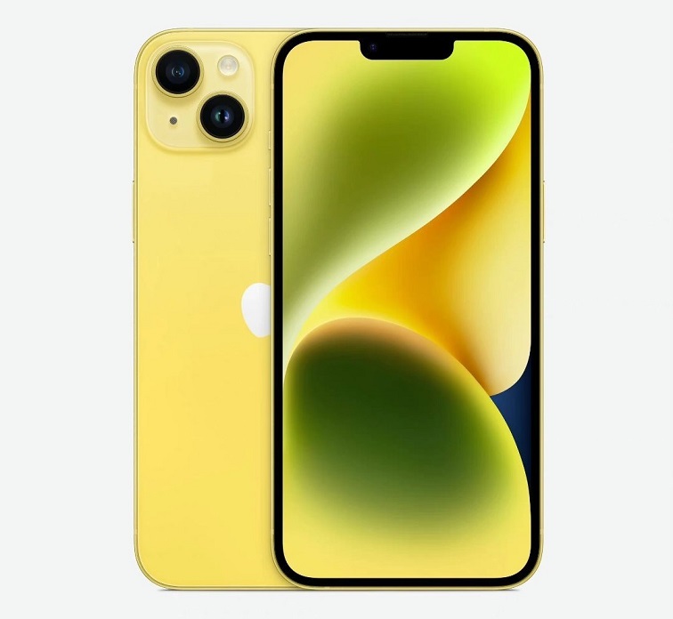 类似柠檬黄的配色 iphone 14黄色版图赏