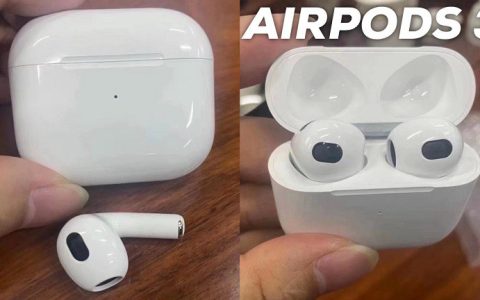 airpods 3实物图曝光 非入耳式设计爱了