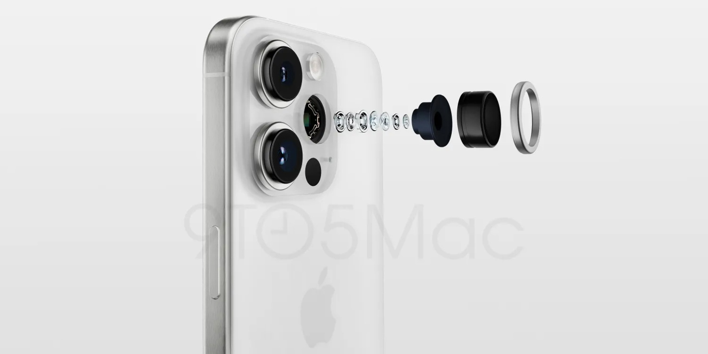 iphone 15 pro超高清渲染图首曝，钛合金中框、新增深红色