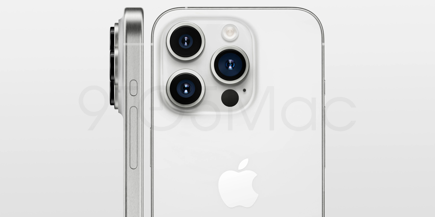 iphone 15 pro超高清渲染图首曝，钛合金中框、新增深红色