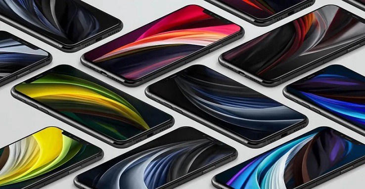 苹果新iphone se内置壁纸下载 12张iphone se2自带壁纸原图下载