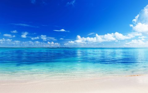适合夏天的电脑壁纸 12张蓝绿色夏天清爽高清桌面壁纸下载