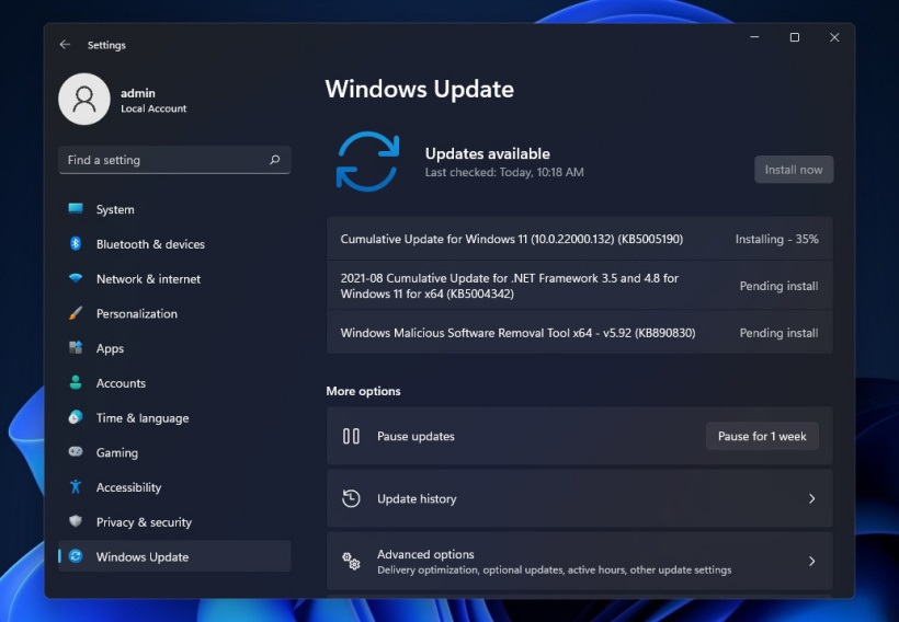 win11 build 22000.132预览版发布：截图升级 修复大量bug