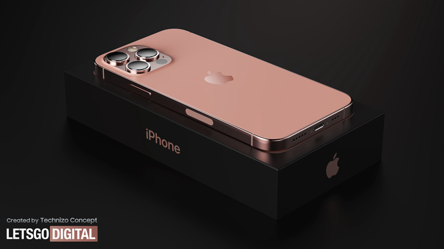 iphone 12s/13 pro 系列新渲染图：新款“日落金”和“玫瑰金”辨识度更高