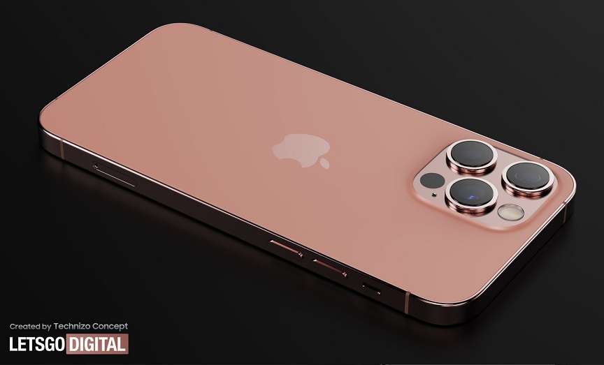 iphone 12s/13 pro 系列新渲染图：新款“日落金”和“玫瑰金”辨识度更高