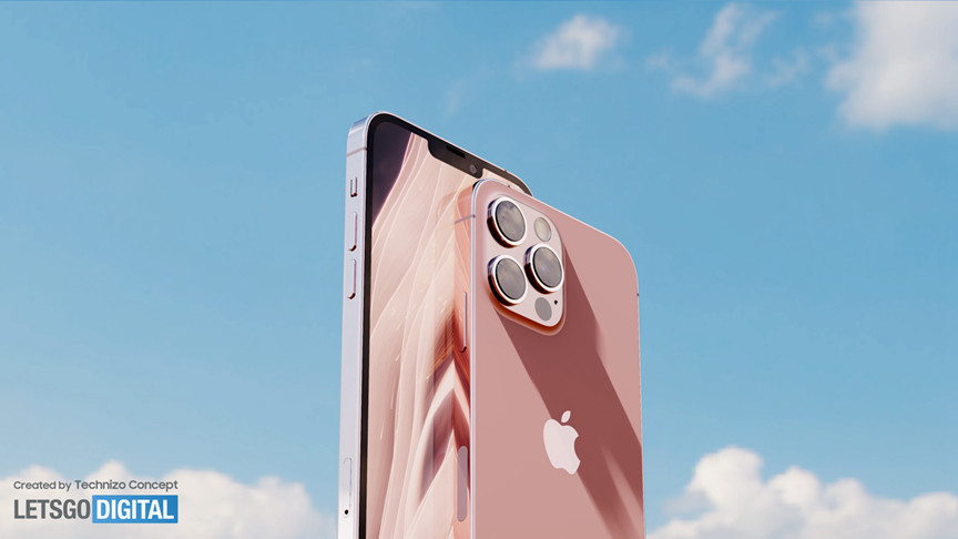 iphone 12s/13 pro 系列新渲染图：新款“日落金”和“玫瑰金”辨识度更高