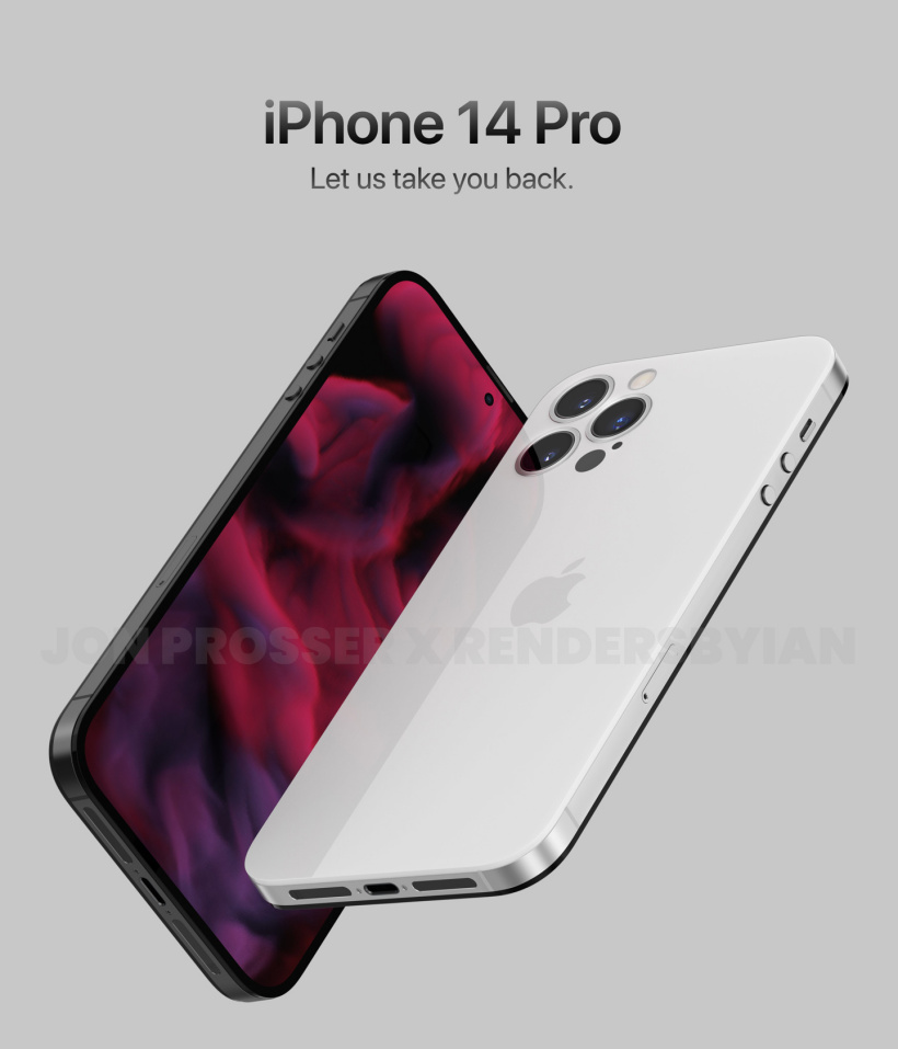 iphone 14渲染图来了 无刘海真香！强烈建议不要买iphone 13
