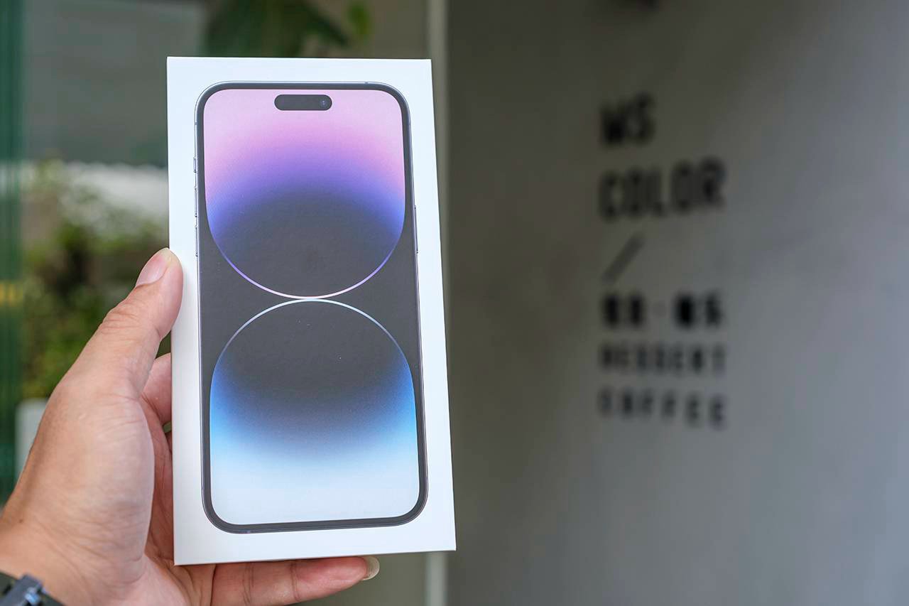 iphone 14 pro max暗紫色开箱图赏