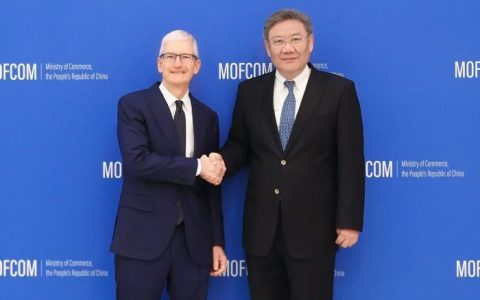 中国商务部部长会见苹果ceo库克：欢迎苹果继续深耕中国市场