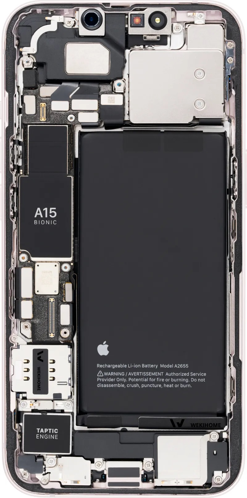 iphone 13拆机壁纸来了 iphone 13和13 pro内部结构壁纸高清下载