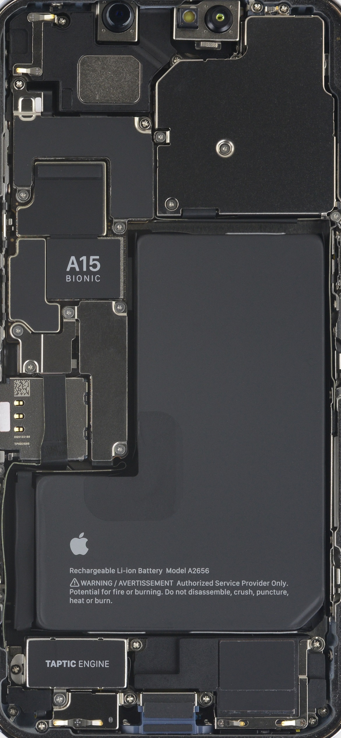 iphone 13拆机壁纸来了 iphone 13和13 pro内部结构壁纸高清下载
