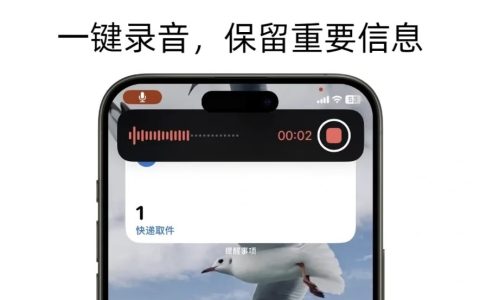 iphone双击背面一键录音设置教程，关键时刻能派上大用处！