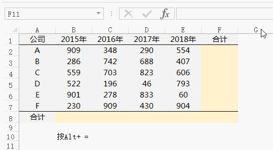 excel中alt快捷键的妙用 提升工作效率太牛了