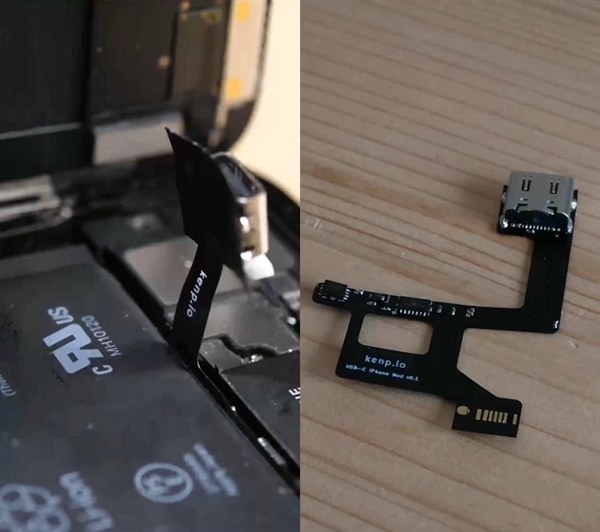 首台usb-c接口iphone亮相  可正常使用