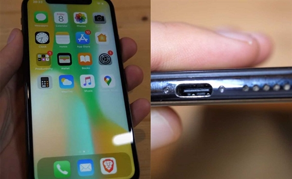 首台usb-c接口iphone亮相  可正常使用