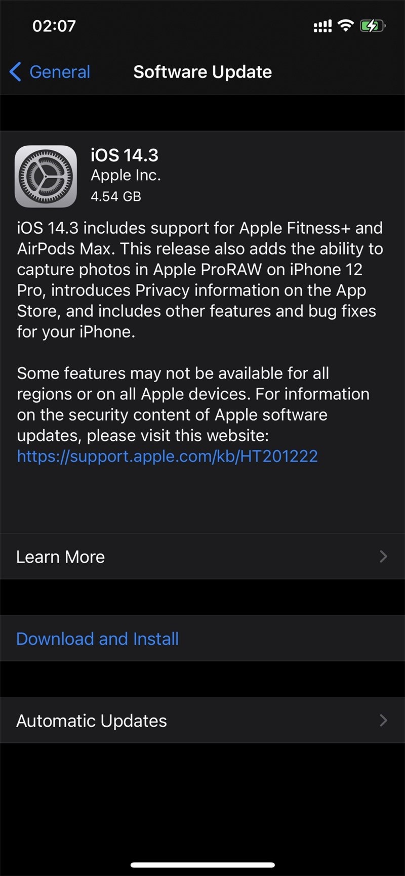 ios 14.3 rc版发布 正式版推送时间已锁定