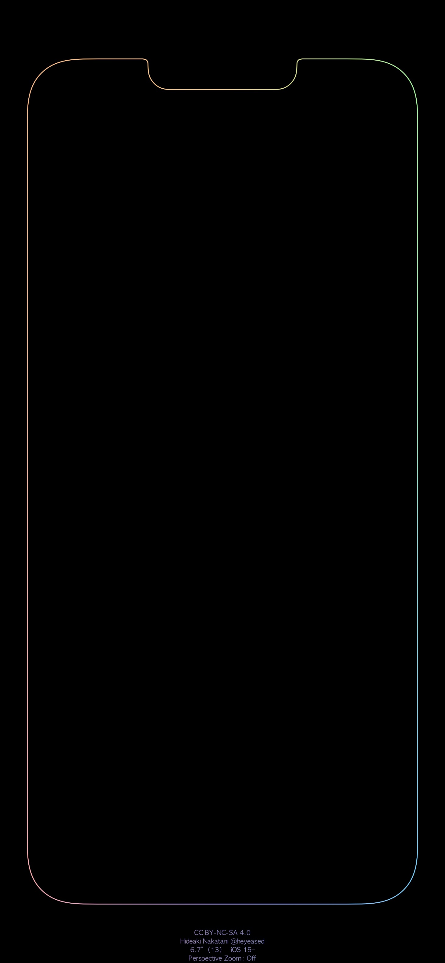 ​iphone13 pro max边缘发光壁纸 苹果13 pro max发光边框壁纸下载