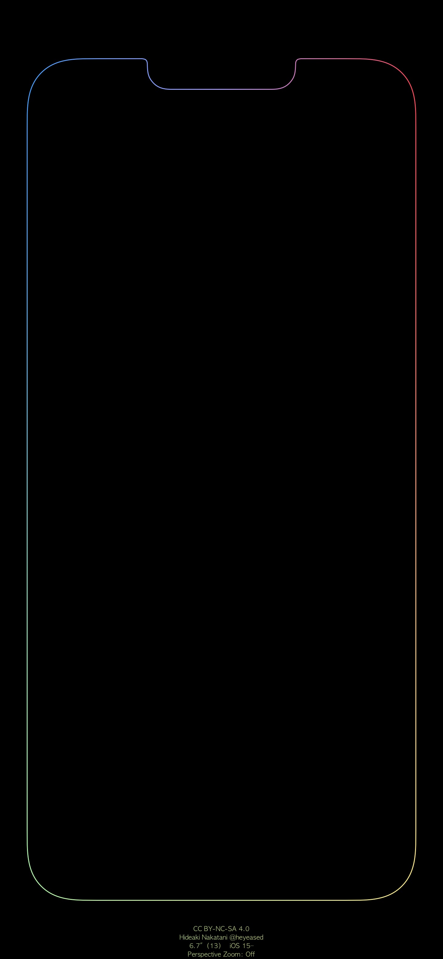 ​iphone13 pro max边缘发光壁纸 苹果13 pro max发光边框壁纸下载